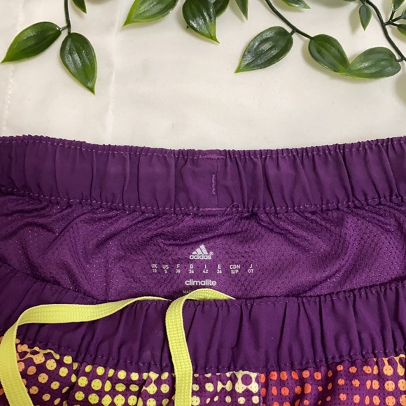 Purple Adidas lined activewear shorts - Picture 4 of 4